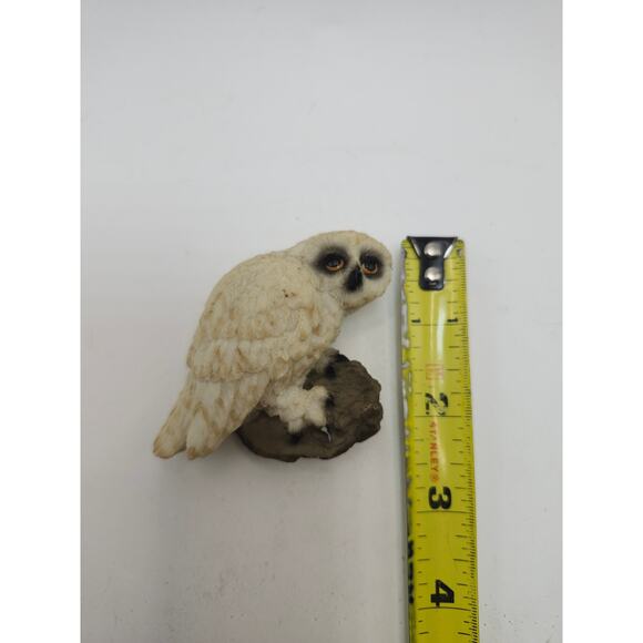 Animal Magnetism Snowy Owl 3-D Resin Hand-Painted Realistic Fridge Magnet - Picture 3 of 8